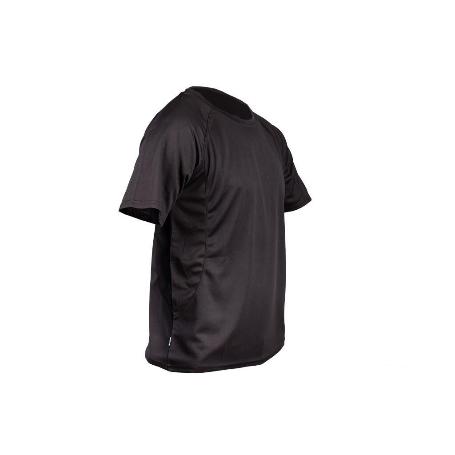 CAMISETA TRANSPIRABLE MODELO PILOTE NEGRA 160 G/M2 TALLA-XXXL