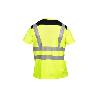 CAMISETA DE ALTA VISIBILIDAD MODELO ATLAS AMARILLA Y NEGRA TALLA M