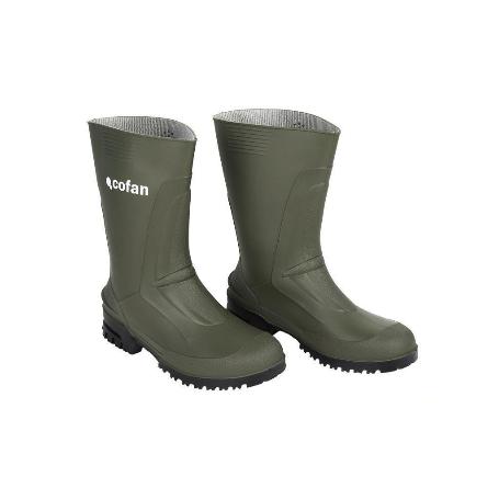 BOTA PVC VERDE MEDIA CAÑA TALLA 41
