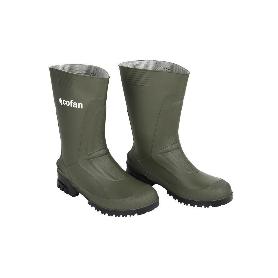 BOTA PVC VERDE MEDIA CAÑA TALLA 42