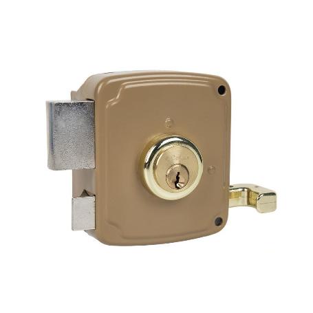 CERRADURA SOBREPONER C/CERRADERO 100MM DERECHA