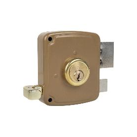 CERRADURA SOBREPONER C/CERRADERO 100MM IZQUIERDA