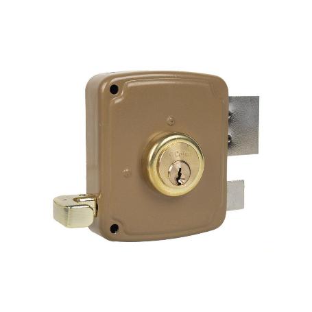 CERRADURA SOBREPONER C/CERRADERO 120MM IZQUERDA