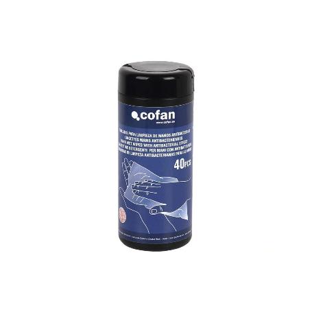 TOALLITAS PARA LIMPIEZA DE MANOS ANTIBACTERIAS 40 UDS