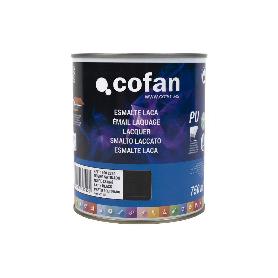 ESMALTE LACA AL AGUA NEGRO 750 ML SATINADO