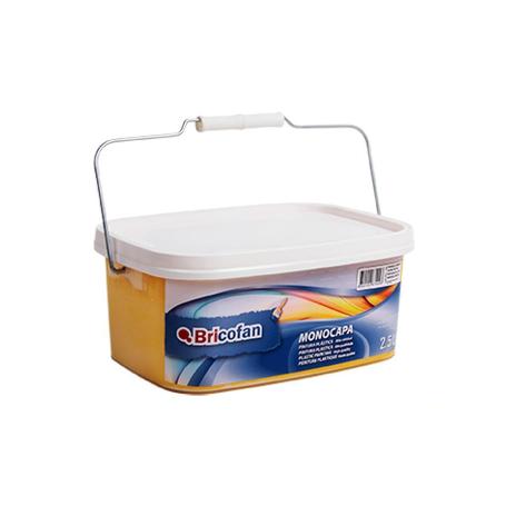 PINTURA PLÁSTICA MONOCAPA AMARILLO MEDIO (2,5 LT)