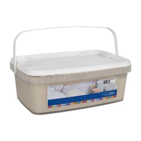 PINTURA PLÁSTICA MONOCAPA PIEDRA SUAVE 2,5 L