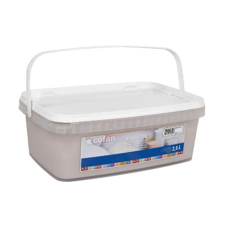PINTURA PLÁSTICA MONOCAPA BLANCO AGATHA 2,5 L