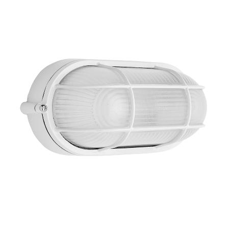 PLAFON INDUSTRIAL OVAL BLANCO.