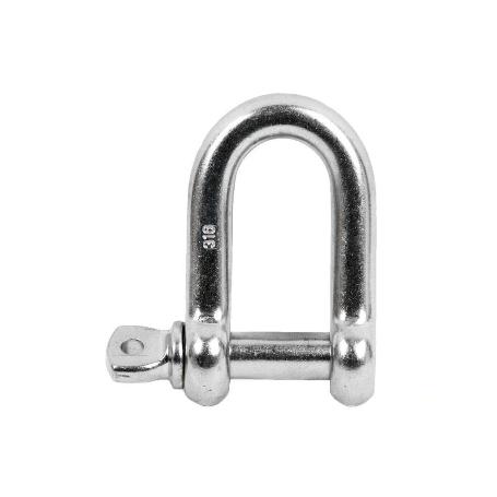 GRILLETE RECTO INOX M-6 VENTA UNITARIA