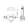GRILLETE RECTO INOX M-16   CAJA 5 UNID.