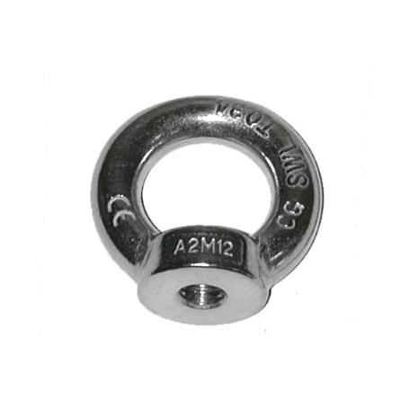 ANILLA ELEVACIÓN HEMBRA DIN 582 INOX M-8   CAJA 5 UNID.