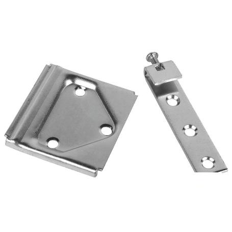 SET COLGADOR DE ARMARIO ZINCADO 53 MM   CAJA 50 UNID.