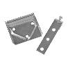 SET COLGADOR DE ARMARIO ZINCADO 53 MM   CAJA 50 UNID.