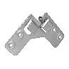 COLGADOR ESCUADRA DOBLE ZINCADO 59X59 MM VENTA UNITARIA