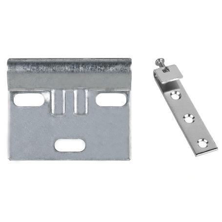 SET COLGADOR DE ARMARIO ZINCADO 60 MM   CAJA 40 UNID.