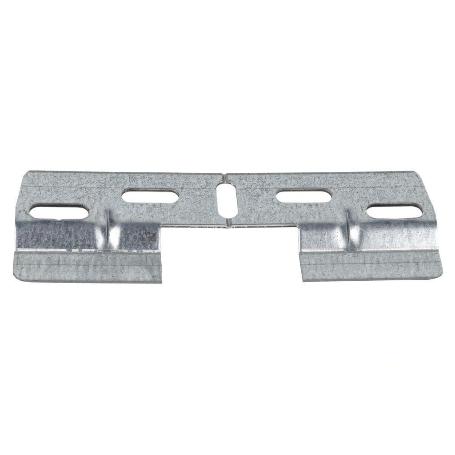 PLACA COLGADOR DOBLE 130 MM CON HUECO 42 MM   CAJA 50 UNID.