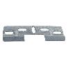 PLACA COLGADOR DOBLE 130 MM CON HUECO 42 MM   CAJA 50 UNID.