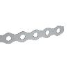 CINTA PERFORADA GALVANIZADA 17 X 0,8 X 10 M