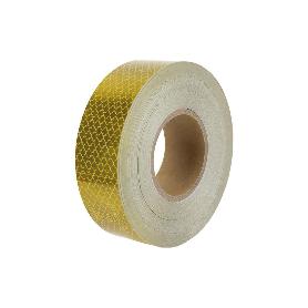 ROLLO RETROREFLECTANTE CONTINUO - 50M AMARILLO