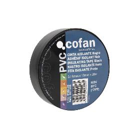 CINTA AISLANTE 180 MICRAS NEGRA 19MMX20 METROS VENTA UNITARIA