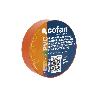 CINTA AISLANTE 180 MICRAS NARANJA 19MMX20 METROS   CAJA 10 UNID.