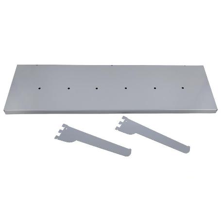 CONJUNTO BANDEJA BLANCA 1000X300MM CON 6 ORIFICIOS DE 9 MM