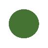 CIRCULO ADHESIVO VERDE 100 MM PARA CRISTAL