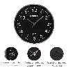 RELOJ DE PARED Ø 25 CM NEGRO