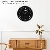 RELOJ DE PARED Ø 25 CM NEGRO