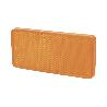 CATADIÓPTRICO RECTANGULAR ÁMBAR 94 X 44 MM CON ADHESIVO