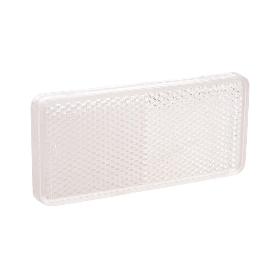 CATADIÓPTRICO RECTANGULAR BLANCO 94 X 44 MM CON ADHESIVO