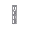 PACK 2 CREMALLERAS PARED PARA ESTANTERÍAS 2400X30X25 MM