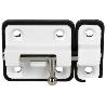 PASADOR BASE PLÁSTICO DORADO 35 MM   CAJA 50 UNID.