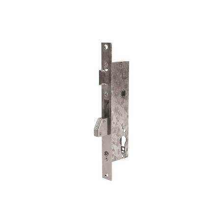 CERRADURA EMBUTIR PALANCA D85E38 NÍQUEL (L.CORTA)