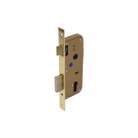 CERRADURA EMBUTIR+CERRADERO D85 E50- NÍQUEL (P/MADERA