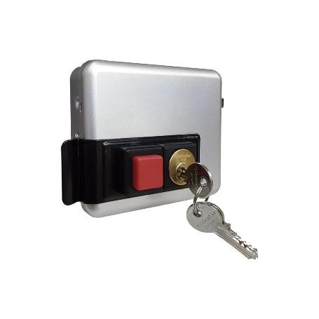 CERRADURA ELÉCTRICA+CERRADERO C/ PULSADOR- DERECHA