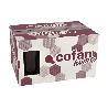 PACK 6 VASOS ALTO VIDRIO 47 CL COLOR PURPURA MODELO JADE