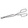 PINZA BARBACOA INOX C/PALA 500 MM