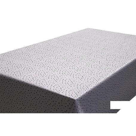 ROLLO MANTEL ANTIMANCHAS 1,40 X 25M 50% ALG/50% PVC.PUNTOS