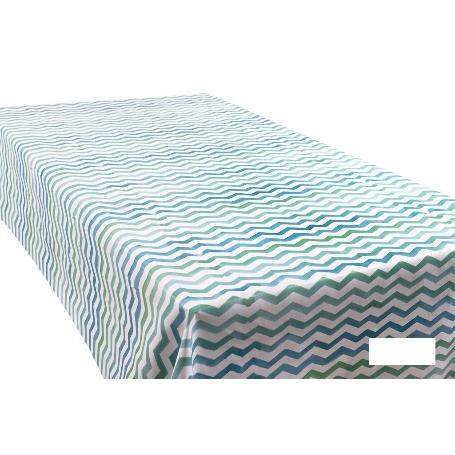 ROLLO MANTEL ANTIMANCHAS 1,40 X 25M 50% ALG/50% PVC.RAYADO