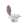 AZUCARERO 120ML MODELO ALBAHACA ROSA PALO 15X11.5X9CM VENTA UNITARIA