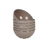 BOL MODELO ALBAHACA 950ML COLOR PIEDRA 17X7CM   CAJA 6 UNID.