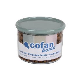 BOTE MULTIUSOS MODELO ALBAHACA VERDE AGUA 500ML 11X8XCM   CAJA 9 UNID.