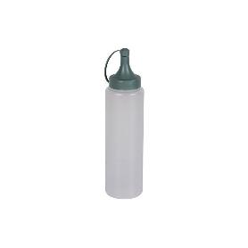 BOTELLA ACEITERA MODELO ALBAHACA  250 ML VERDE AGUA  5X20CM   CAJA 12 UNID.