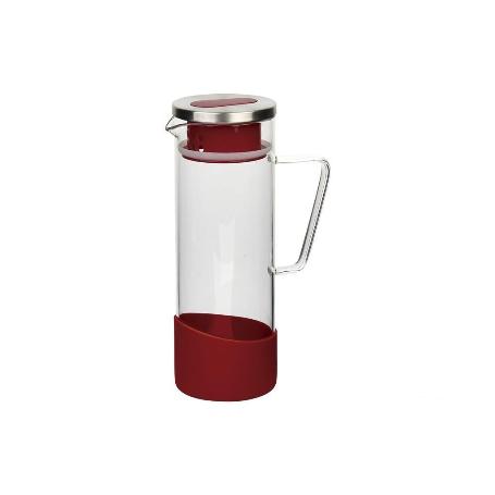 JARRA BOROSILICATO  ROJO 1300 ML