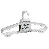PACK DE 6 PERCHAS BLANCAS  38 X18 CM