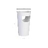 PARAGÜERO  BLANCO  POLIPROPILENO 27 X 20.6 X 45 X CM VENTA UNITARIA