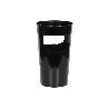 PARAGÜERO  NEGRO  POLIPROPILENO 27 X 20.6 X 45 CM VENTA UNITARIA