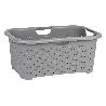 CESTA MULTIUSOS GRIS 59 X 38 X 26 CM   CAJA 6 UNID.